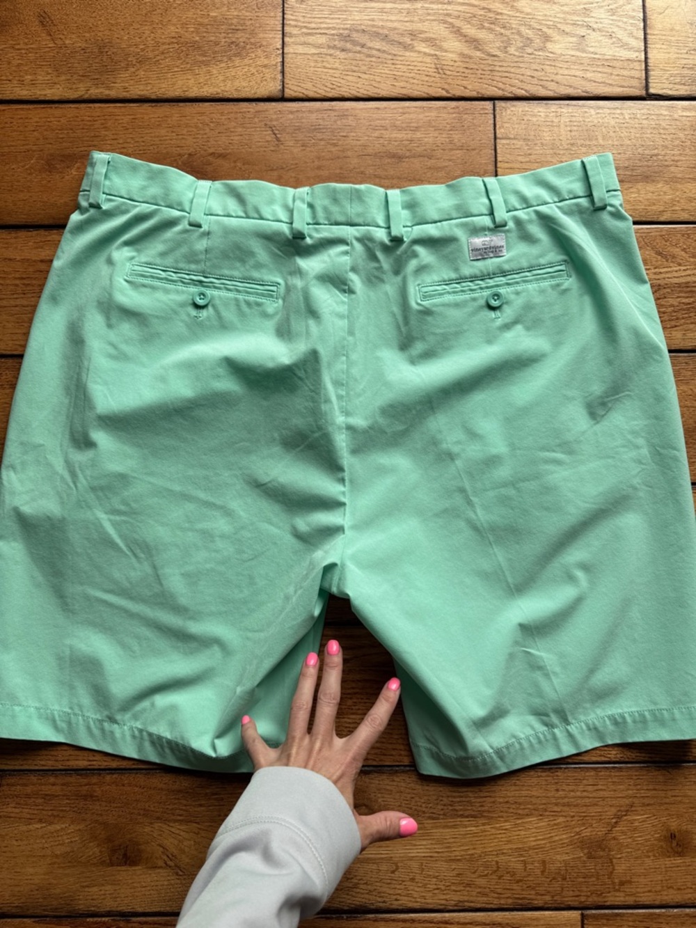 Vineyard Vines Men's Breaker Performance Shorts Sz 40 Mint Green 8” Inseam Golf